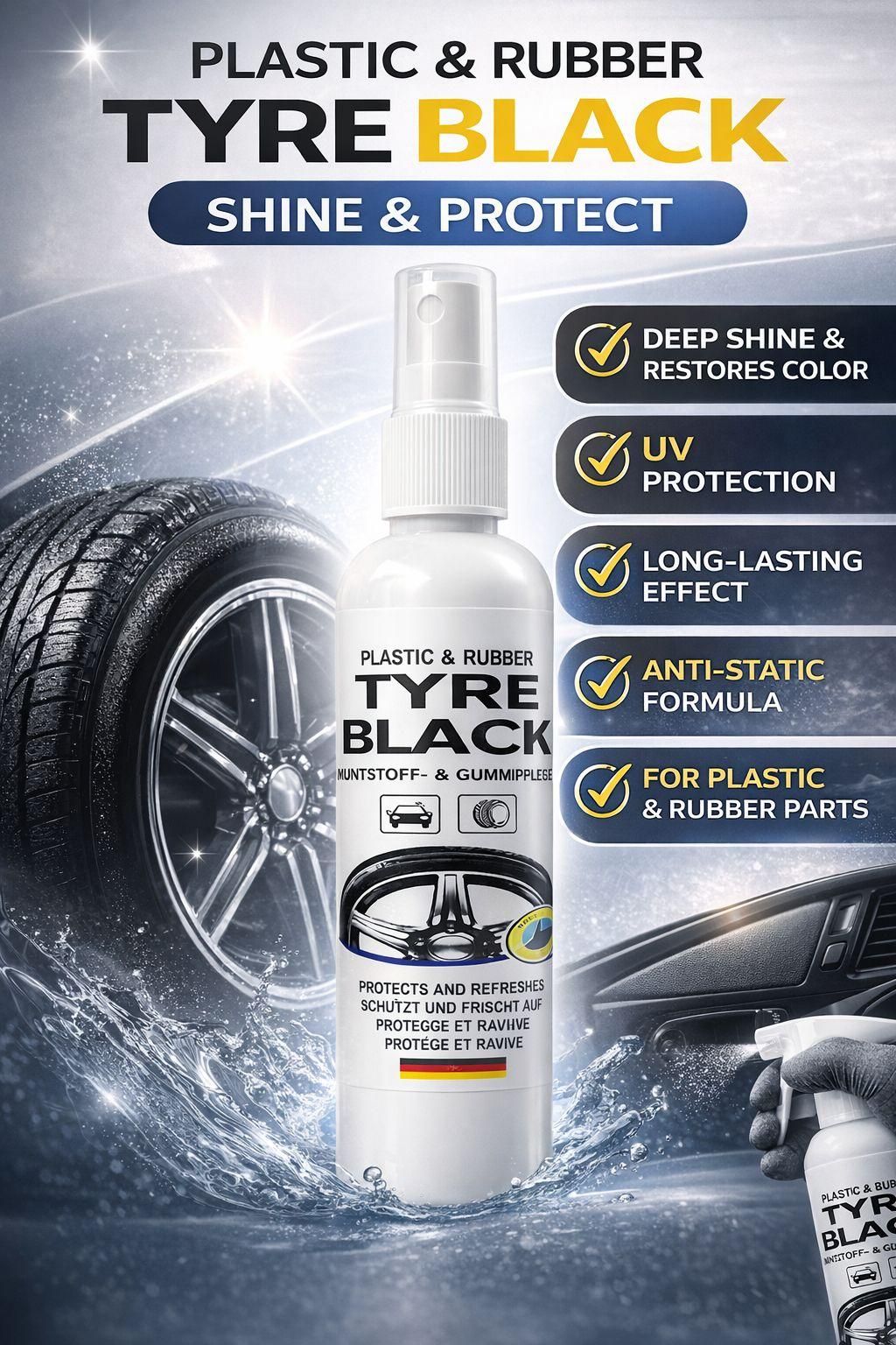 Tyre Shine Protector Spray